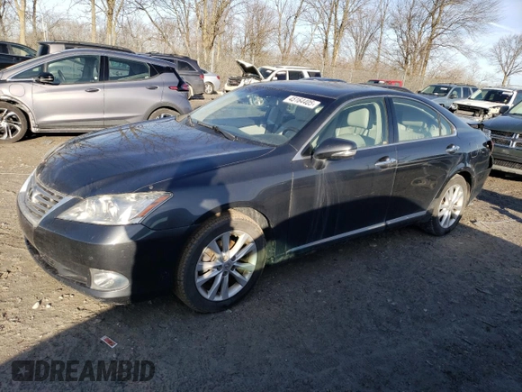 2011 Lexus ES with VIN JTHBK1EGXB2460268, listed as a Copart auction lot 45164405 with 138,896 mi miles and Salvage Title. Bid and sale history available at carsss.com. Image 1.