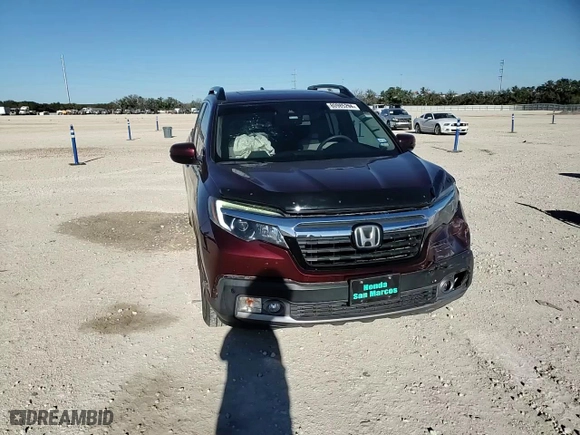 2019 Honda Ridgeline RTL-E with VIN 5FPYK3F7XKB008458, listed as a Copart auction lot 80985294 with 33,647 mi miles and Salvage Title. Bid and sale history available at carsss.com. Image 10.