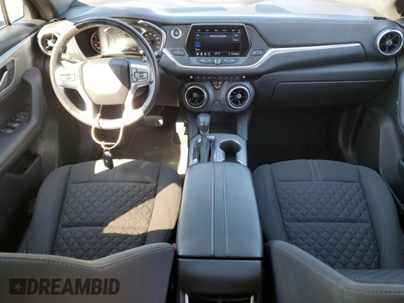 2020 Chevrolet Blazer LT with VIN 3GNKBCRS4LS606396, listed as a Copart auction lot 50106225 with 45,299 mi miles and Salvage title. Bid and sale history available at DreamBid. Image 8.