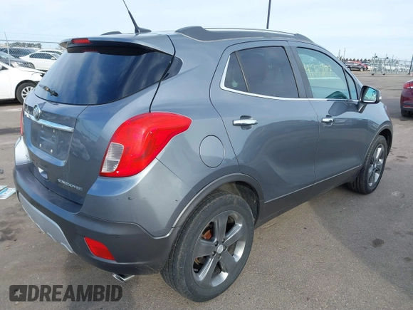 2014 Buick Encore with VIN KL4CJASB0EB727448, listed as a IAAI auction lot 41777697 with 128,812 mi miles. Bid and sale history available at carsss.com. Image 4.