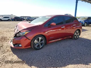 2018 Nissan LEAF SV z VIN 1N4AZ1CP6JC302388, wystawiony jako Copart lot #57434605 z przebiegiem 52 923 mil mil oraz Szkoda całkowita • Salvage title. Historia ofert i sprzedaży dostępna na DreamBid. Obrazek 1.