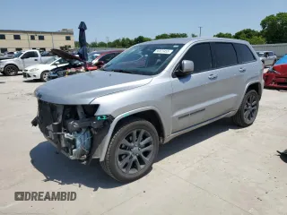 2018 Jeep Grand Cherokee Laredo with VIN 1C4RJFAG4JC272683, listed as a Copart auction lot 56823455 with 122,778 mi miles and Salvage title. Bid and sale history available at DreamBid. Image 1.