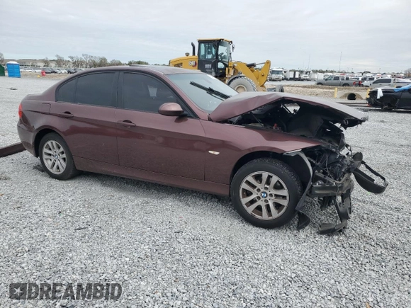 2007 BMW 3 Series 328i with VIN WBAVA37587ND55145, listed as a Copart auction lot 89303175 with Not provided miles and Salvage title. Bid and sale history available at DreamBid. Image 4.