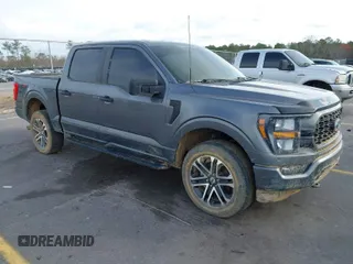 2023 Ford F-150 XL with VIN 1FTFW1E57PFA54258, listed as a IAAI auction lot 41701829 with 40,544 mi miles. Bid and sale history available at carsss.com. Image 1.