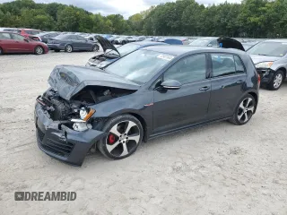 2017 Volkswagen Golf GTI S with VIN 3VW5T7AU5HM056691, listed as a Copart auction lot 72907664 with 118,290 mi miles and Salvage Title. Bid and sale history available at carsss.com. Image 1.