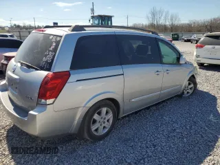 2006 Nissan Quest S Special Edition with VIN 5N1BV28U26N101707, listed as a Copart auction lot 46458975 with 133,150 mi miles and Salvage Title. Bid and sale history available at carsss.com. Image 3.