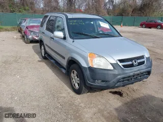 2003 Honda CR-V EX with VIN SHSRD78893U138102, listed as a IAAI auction lot 41948534 with 253,944 mi miles. Bid and sale history available at carsss.com. Image 1.