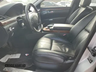 2007 Mercedes-Benz S 550 with VIN WDDNG71X17A127680, listed as a Copart auction lot 61382985 with 268,493 mi miles and Salvage title. Bid and sale history available at DreamBid. Image 7.