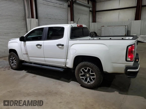2022 GMC Canyon 4WD AT4 w/Leather with VIN 1GTG6FENXN1163390, listed as a Copart auction lot 88008805 with 35,491 mi miles and Salvage Title. Bid and sale history available at carsss.com. Image 2.