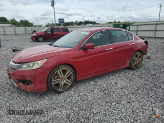 2016 Honda Accord Sport with VIN 1HGCR2F54GA122660, listed as a Copart auction lot 58502295 with 144,592 mi miles and Salvage title. Bid and sale history available at DreamBid. Image 1.