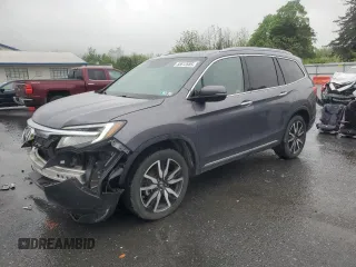 2021 Honda Pilot Touring 8-Passenger z VIN 5FNYF6H9XMB012414, wystawiony jako Copart lot #55812685 z przebiegiem 49 079 mil mil oraz Szkoda całkowita • Salvage title. Historia ofert i sprzedaży dostępna na DreamBid. Obrazek 1.