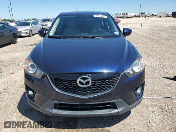 2014 Mazda CX-5 Touring with VIN JM3KE2CY7E0362879, listed as a Copart auction lot 53079545 with 70,863 mi miles and Salvage Title. Bid and sale history available at carsss.com. Image 5.
