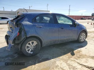 2016 Kia Rio LX with VIN KNADM5A31G6640055, listed as a Copart auction lot 49358645 with 170,996 mi miles and Salvage Title. Bid and sale history available at carsss.com. Image 3.