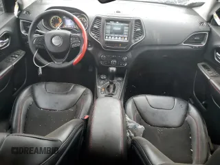 2022 Jeep Cherokee Trailhawk with VIN 1C4PJMBX9ND516418, listed as a Copart auction lot 49733765 with 55,624 mi miles and Salvage title. Bid and sale history available at DreamBid. Image 8.