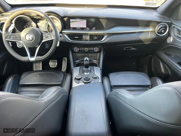 2018 Alfa Romeo Stelvio Ti Sport with VIN ZASFAKNN6J7B87980, listed as a Copart auction lot 52651205 with 55,662 mi miles and Clean Title. Bid and sale history available at carsss.com. Image 9.