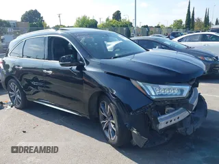 2019 Acura MDX Advance with VIN 5J8YD3H89KL001475, listed as a IAAI auction lot 42489400 with 100,281 mi miles and . Bid and sale history available at DreamBid. Image 1.