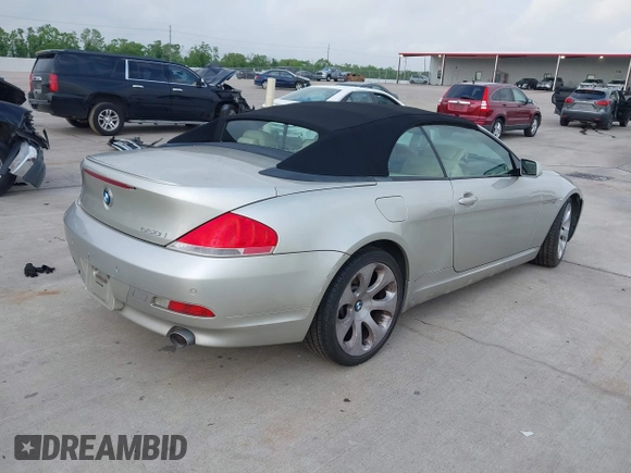 2006 BMW 6 Series 650Ci with VIN WBAEK13456CN78510, listed as a IAAI auction lot 42129703 with 131,096 mi miles and . Bid and sale history available at DreamBid. Image 4.