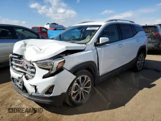 2019 GMC Terrain SLT with VIN 3GKALVEX4KL275802, listed as a Copart auction lot 49688205 with 53,450 mi miles and Clean Title. Bid and sale history available at carsss.com. Image 1.