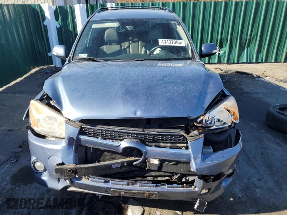2010 Toyota RAV4 Ltd with VIN 2T3DK4DV8AW018767, listed as a Copart auction lot 43437065 with 97,358 mi miles and Salvage Title. Bid and sale history available at carsss.com. Image 5.