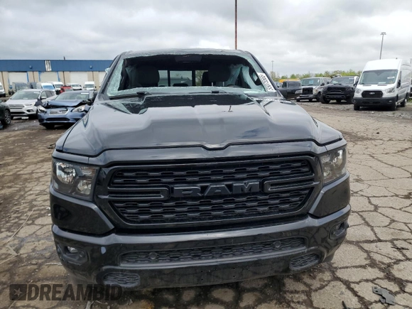 2023 Ram 1500 Big Horn with VIN 1C6SRFFT0PN651992, listed as a Copart auction lot 55075565 with 26,821 mi miles and Non repairable. Bid and sale history available at DreamBid. Image 5.