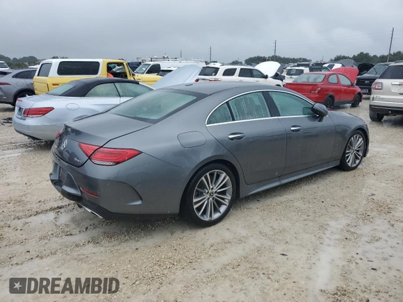 2022 Mercedes-Benz CLS with VIN W1K2J5KB2NA103977, listed as a Copart auction lot 74358614 with 0 mi miles and Non Repairable. Bid and sale history available at carsss.com. Image 3.