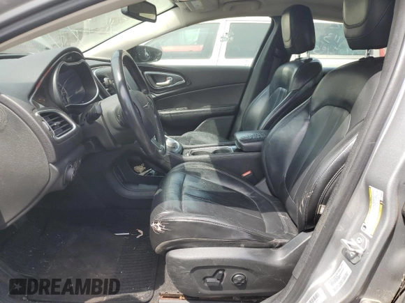 2015 Chrysler 200 C with VIN 1C3CCCCB4FN546481, listed as a Copart auction lot 53638025 with 86,406 mi miles and Salvage Title. Bid and sale history available at carsss.com. Image 7.