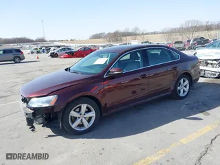 2013 Volkswagen Passat TDI SE w/Sunroof with VIN 1VWBN7A34DC139061, listed as a IAAI auction lot 41704765 with 207,711 mi miles. Bid and sale history available at carsss.com. Image 18.
