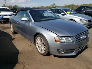 2011 Audi A5 Premium Plus with VIN WAULFAFH2BN018775, listed as a Copart auction lot 55427645 with 93,984 mi miles and Salvage title. Bid and sale history available at DreamBid. Image 4.