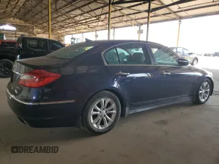 2013 Hyundai Genesis 3.8L with VIN KMHGC4DD1DU227184, listed as a Copart auction lot 55121395 with 159,597 mi miles and Clean Title. Bid and sale history available at carsss.com. Image 3.