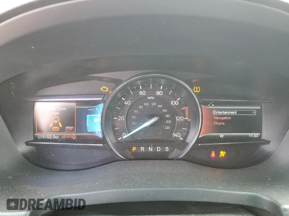 2016 Ford Explorer XLT with VIN 1FM5K8D86GGB40260, listed as a Copart auction lot 51301535 with 75,152 mi miles and Salvage Title. Bid and sale history available at carsss.com. Image 9.