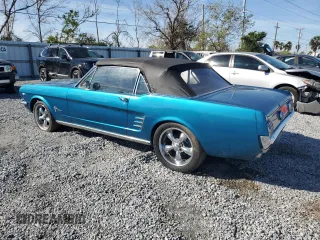 1966 Ford Mustang z VIN 6F08C324095, wystawiony jako Copart lot #46019585 z przebiegiem 19 622 mil mil oraz Szkody całkowita. Historia ofert i sprzedaży dostępna na DreamBid. Obrazek 2.