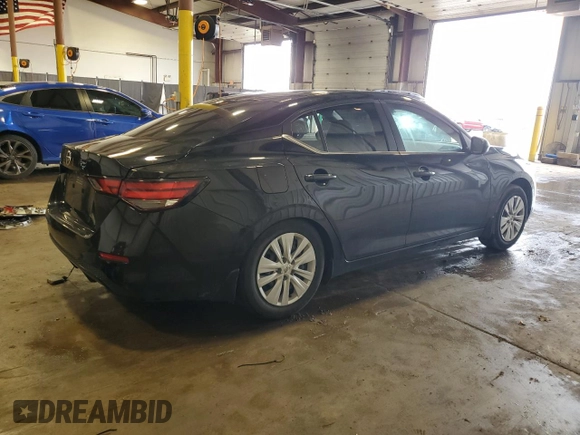 2022 Nissan Sentra S with VIN 3N1AB8BV9NY253744, listed as a Copart auction lot 51846025 with 40,243 mi miles and Salvage Title. Bid and sale history available at carsss.com. Image 3.