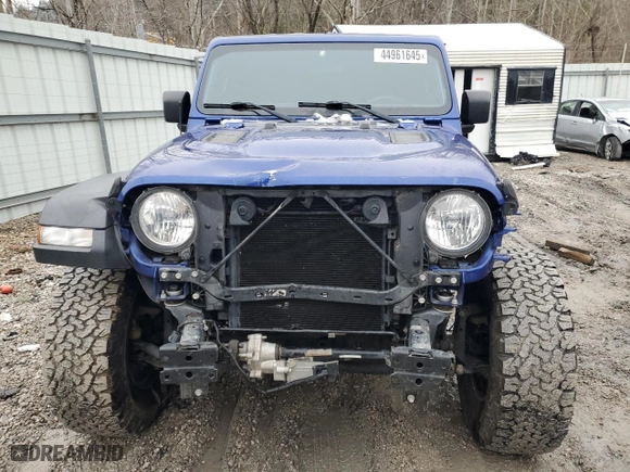 2018 Jeep Wrangler Unlimited Rubicon with VIN 1C4HJXFG3JW307268, listed as a Copart auction lot 44961645 with 94,373 mi miles and Salvage Title. Bid and sale history available at carsss.com. Image 5.