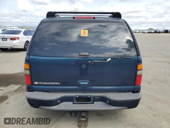 2006 Chevrolet Suburban Z71 with VIN 3GNFK16Z76G121572, listed as a Copart auction lot 52029065 with 170,305 mi miles and Salvage Title. Bid and sale history available at carsss.com. Image 6.