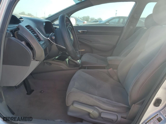 2007 Honda Civic Sdn LX with VIN 1HGFA165X7L021819, listed as a Copart auction lot 47193665 with 263,093 mi miles and Non Repairable. Bid and sale history available at carsss.com. Image 7.