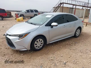 2020 Toyota Corolla L with VIN 5YFDPRAE3LP004632, listed as a IAAI auction lot 41741124 with 46,887 mi miles. Bid and sale history available at carsss.com. Image 2.