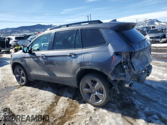 2021 Honda Passport Touring with VIN 5FNYF8H99MB006096, listed as a Copart auction lot 46292925 with 40,809 mi miles and Salvage Title. Bid and sale history available at carsss.com. Image 2.