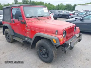 1999 Jeep Wrangler Sport z VIN 1J4FY19S0XP482218, wystawiony jako IAAI lot #42374995 z przebiegiem 149 216 mil mil oraz . Historia ofert i sprzedaży dostępna na DreamBid. Obrazek 1.