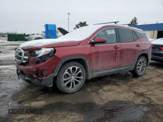 2020 GMC Terrain SLT with VIN 3GKALPEXXLL193621, listed as a Copart auction lot 45156585 with 80,399 mi miles and Salvage Title. Bid and sale history available at carsss.com. Image 1.