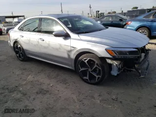 2020 Volkswagen Passat 2.0T R-Line with VIN 1VWMA7A30LC001763, listed as a Copart auction lot 41653743 with 15,585 mi miles. Bid and sale history available at carsss.com. Image 4.
