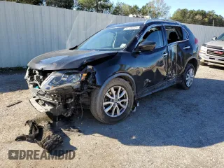 2017 Nissan Rogue SV with VIN JN8AT2MT2HW405155, listed as a Copart auction lot 81108324 with 109,124 mi miles and Salvage Title. Bid and sale history available at carsss.com. Image 1.