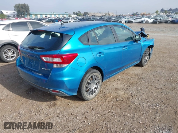 2019 Subaru Impreza with VIN 4S3GTAA62K3744957, listed as a IAAI auction lot 42363574 with 83,710 mi miles and . Bid and sale history available at DreamBid. Image 4.