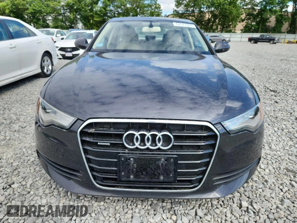 2012 Audi A6 Premium Plus with VIN WAUGGAFC6CN054165, listed as a Copart auction lot 62527695 with 55,592 mi miles and Clean title. Bid and sale history available at DreamBid. Image 5.