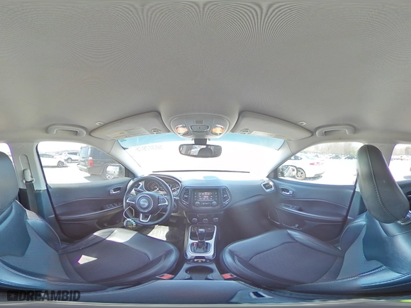 2018 Jeep Compass Latitude with VIN 3C4NJCBB4JT233760, listed as a Copart auction lot 50382975 with 127,056 mi miles and Salvage Title. Bid and sale history available at carsss.com. Image 14.