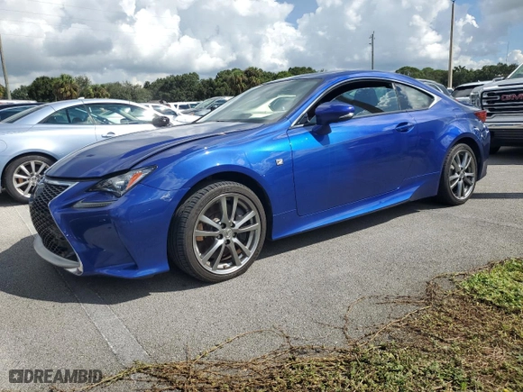 2015 Lexus RC 350 with VIN JTHHE5BC7F5005473, listed as a Copart auction lot 73991844 with 0 mi miles and Non Repairable. Bid and sale history available at carsss.com. Image 1.