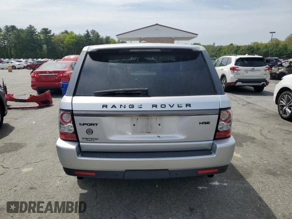 2012 Land Rover Range Rover Sport HSE with VIN SALSF2D41CA728630, listed as a Copart auction lot 56893035 with 158,737 mi miles and Salvage title. Bid and sale history available at DreamBid. Image 6.