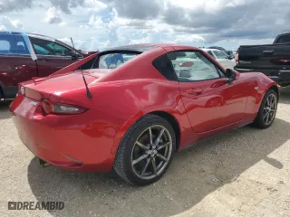 2017 Mazda MX-5 Miata RF Grand Touring with VIN JM1NDAM71H0106167, listed as a Copart auction lot 74099534 with 0 mi miles and Non Repairable. Bid and sale history available at carsss.com. Image 3.