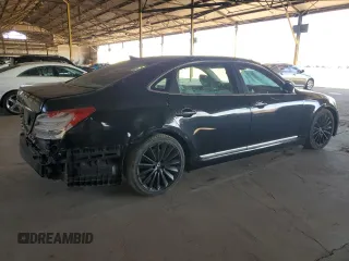 2015 Hyundai Equus Signature z VIN KMHGH4JH2FU095564, wystawiony jako Copart lot #46531005 z przebiegiem 122 709 mil mil oraz Czysty tytuł • Clean title. Historia ofert i sprzedaży dostępna na DreamBid. Obrazek 3.