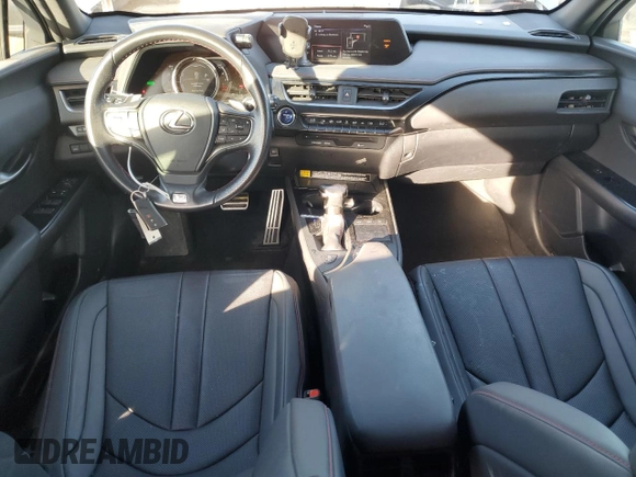 2021 Lexus UX with VIN JTHE9JBH3M2050145, listed as a Copart auction lot 86389664 with 24,937 mi miles and Salvage Title. Bid and sale history available at carsss.com. Image 8.