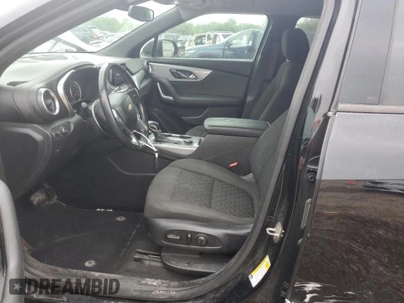 2019 Chevrolet Blazer with VIN 3GNKBBRAXKS659006, listed as a Copart auction lot 60274825 with 152,427 mi miles and Salvage title. Bid and sale history available at DreamBid. Image 7.